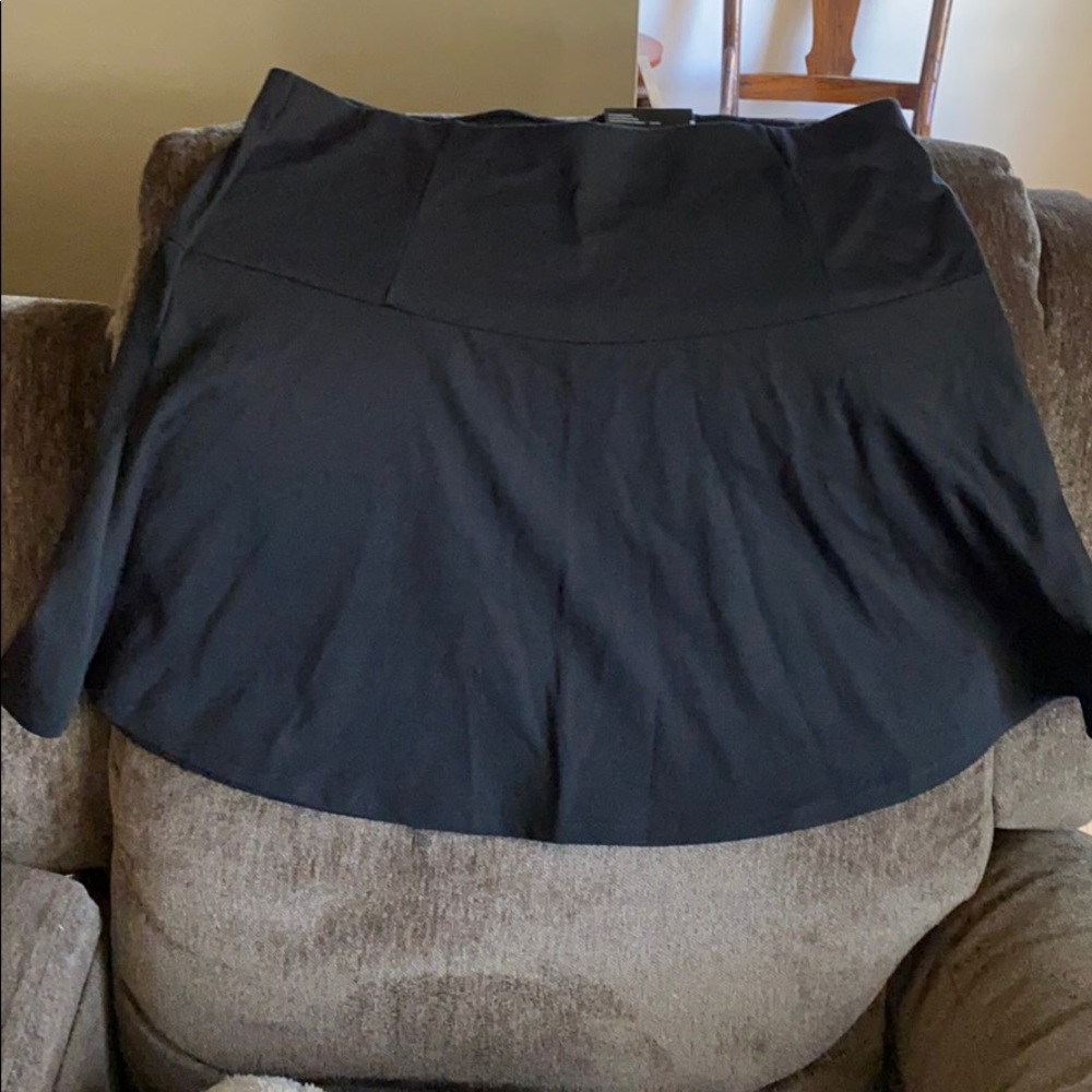 Black XL Relativity swing skirt